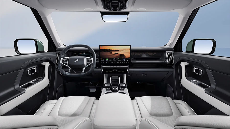 Interior claro Jetour T1 i DM