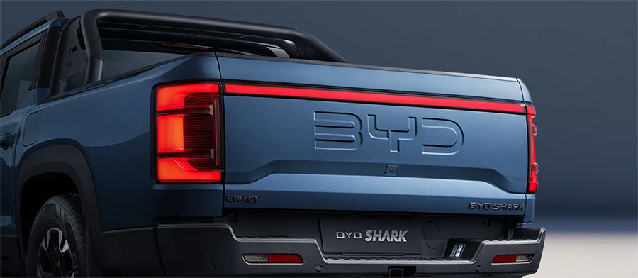 Parte trasera BYD Shark hibirda