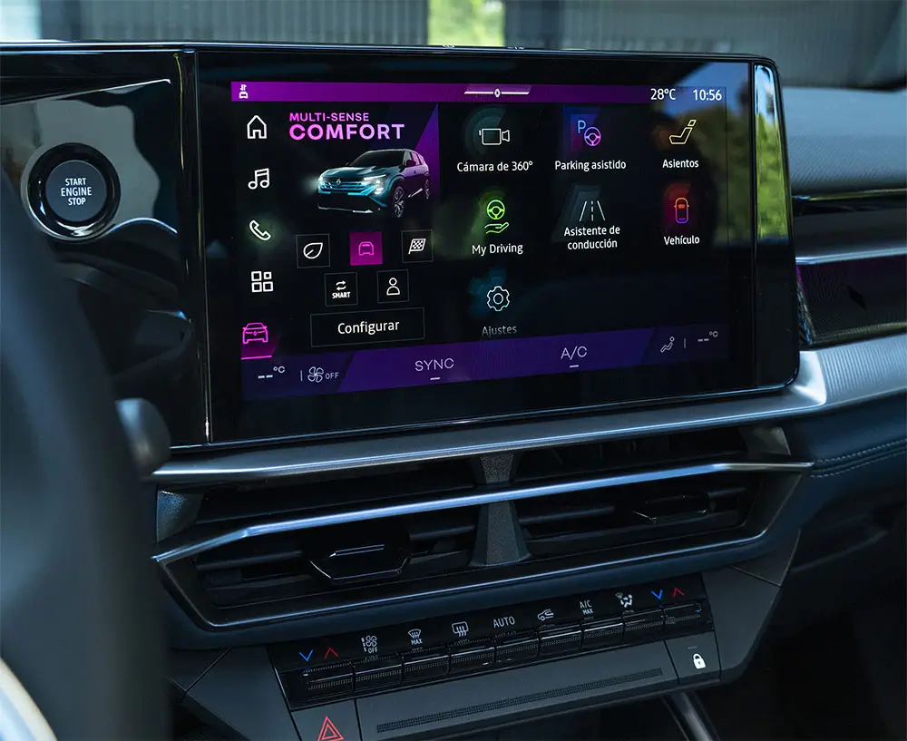 Pantalla multimedia Renault Boreal 2026