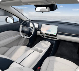 Interior blanco Arcfox T1