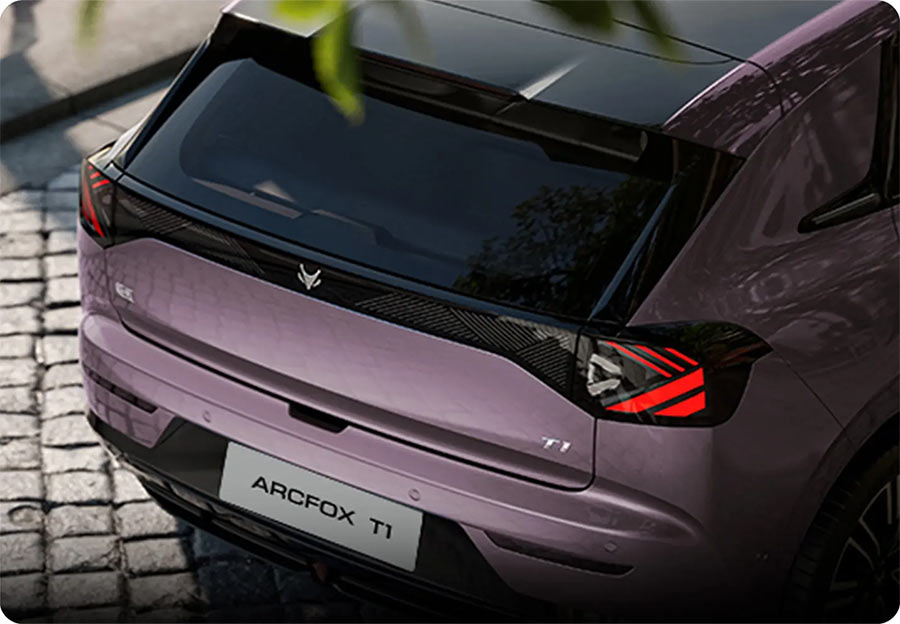 Parte trasera Arcfox T1