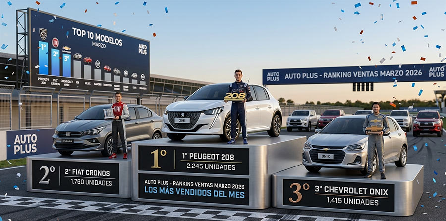 Ventas de autos en marzo 2026