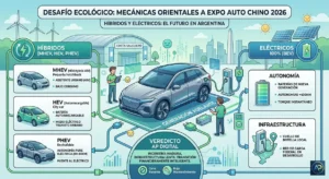 Autos hibridos y electricos. Expo Auto chino 2026