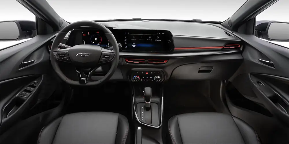 Interior Chevrolet Sonic 2026 pantalla multimedia