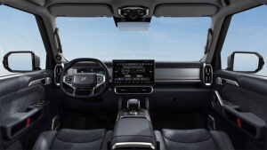 Interior Jetour T2 Hibrida enchufable
