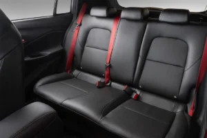 Interior, butacas traseras del nuevo Chevrolet Sonic 2026
