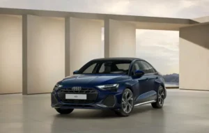 Vista frontal Audi A3 40 TFSi S-Line 2026 Sedan