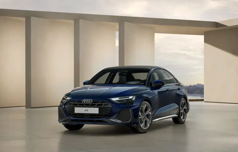 Vista frontal Audi A3 40 TFSi S-Line 2026 Sedan