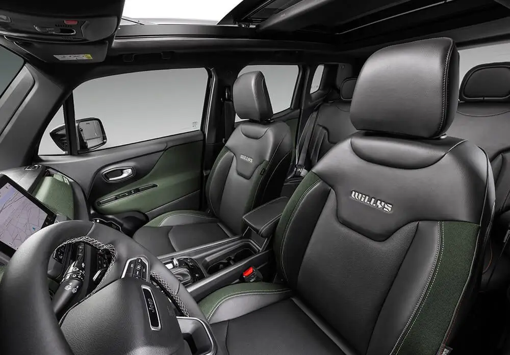 Butacas bordadas nuevo Jeep Renegade