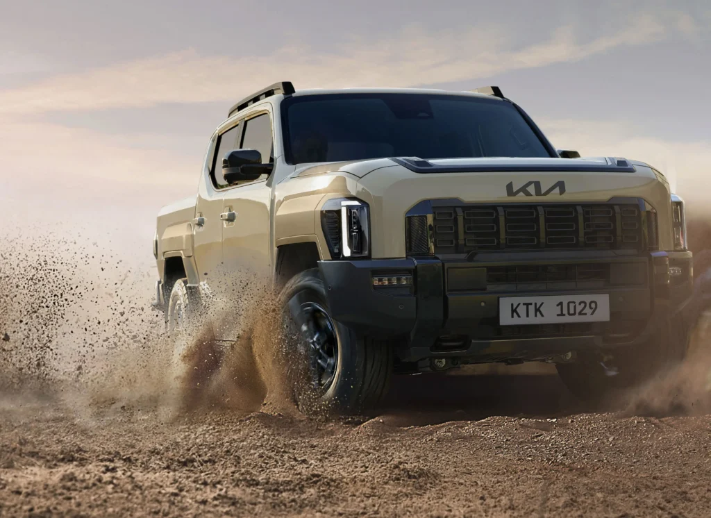 Kia Tasman 2026 en la tierra