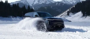 GAC motor S7 PHEV en la nieve
