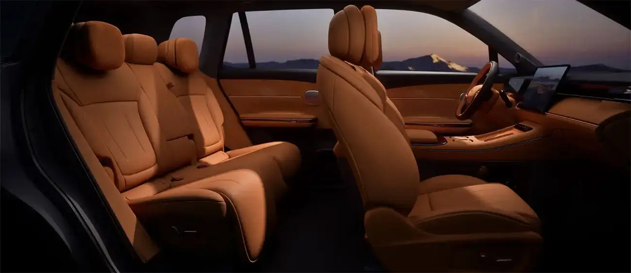 Intrior y butacas GAC Motor S7 hibrida