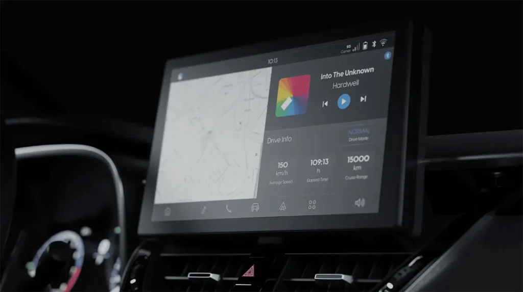 Multimedia Toyota Corolla 2027