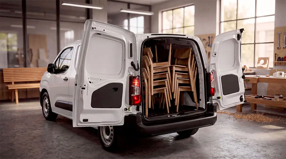 Espacio de carga furgon utilitario Peugeot Partner Van 2026