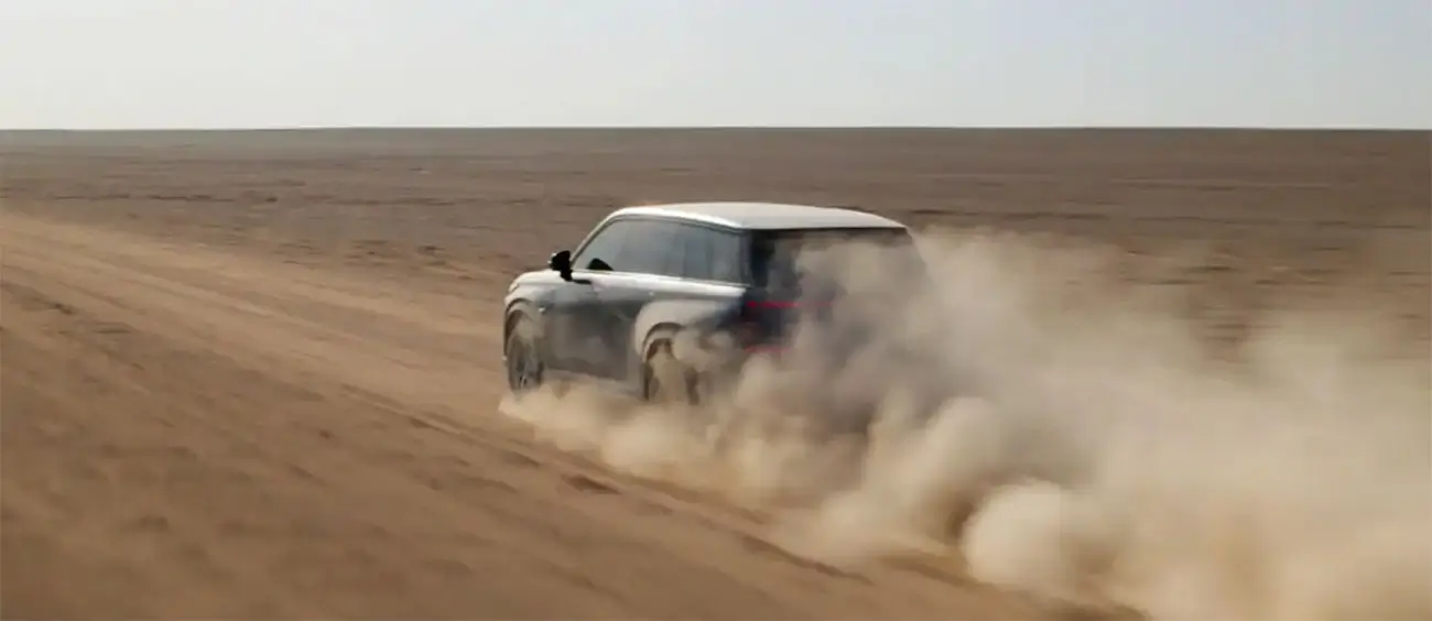 GAC motor S7 PHEV en camino de tierra