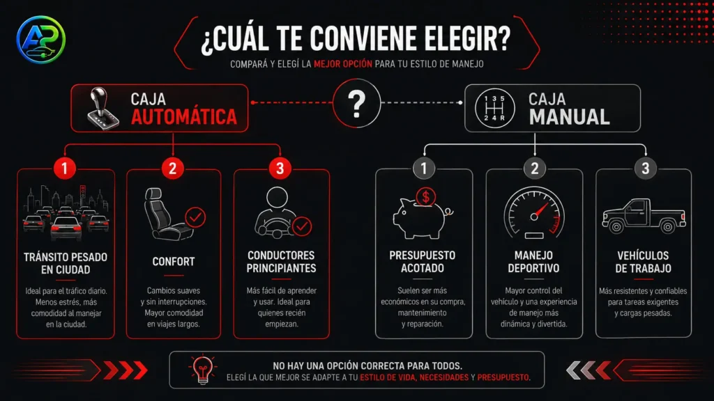 Caja automatica vs caja manual