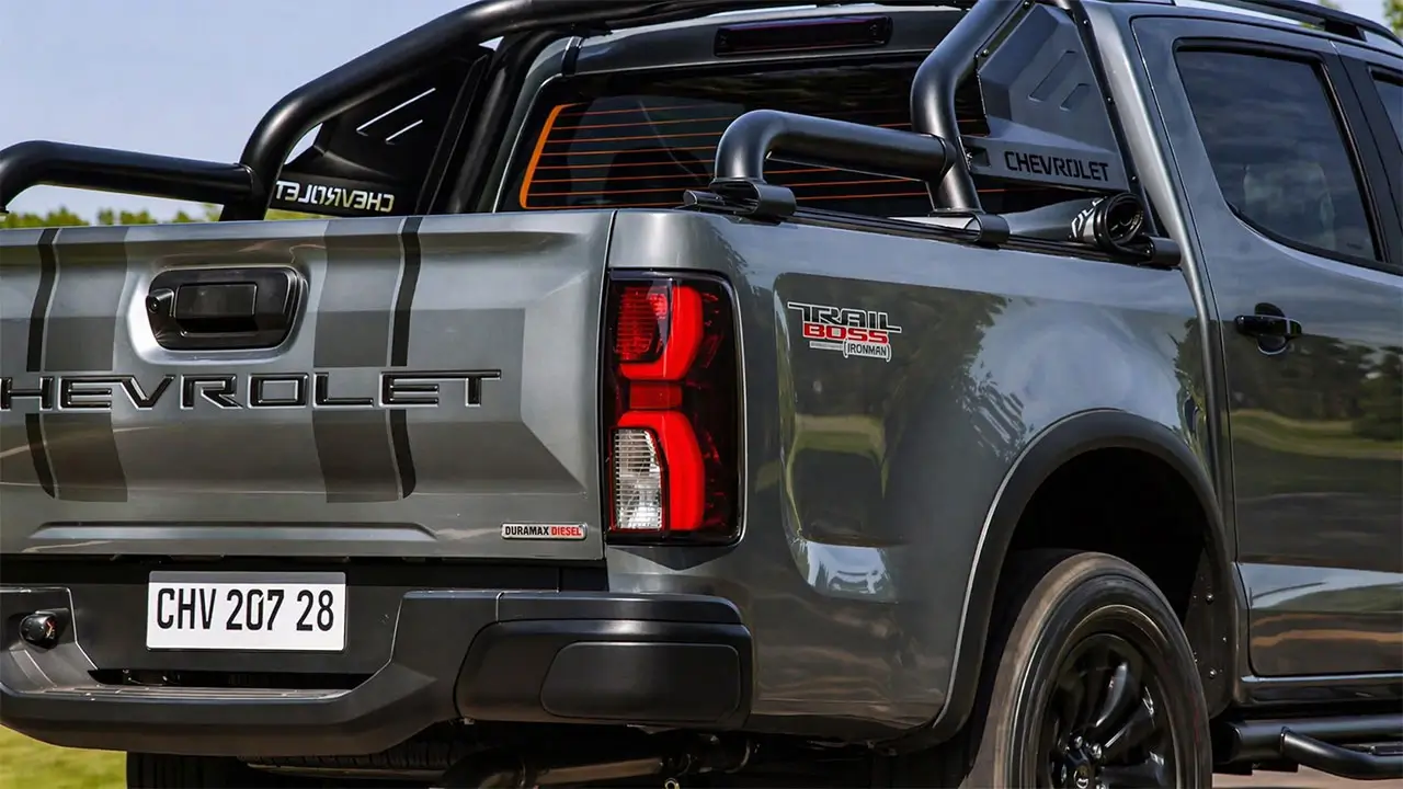 Vista trasera Chevrolet S10 Trail Boss
