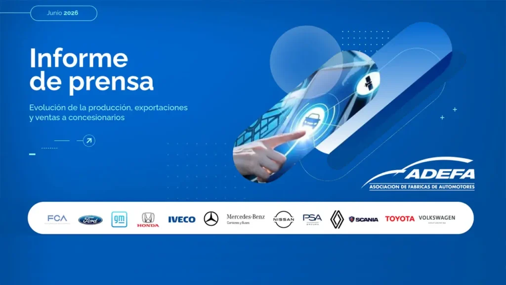 Producción automotriz junio 2026 informe ADEFA