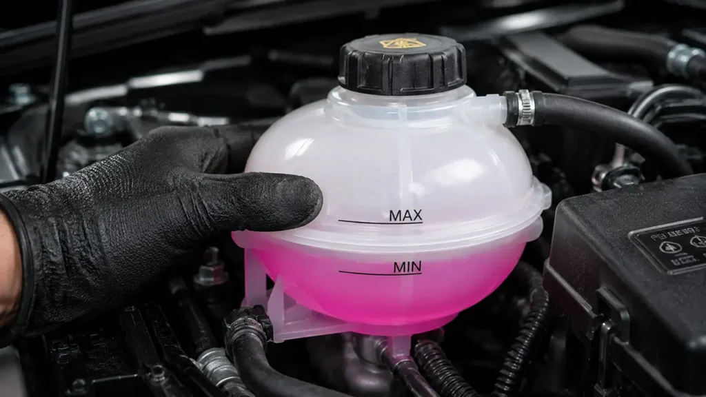 Como chequear el nivel y el estado del liquido refrigerante