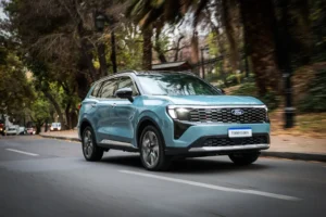 Nueva Ford Territory Platinum 2026 color Azul Oceánico