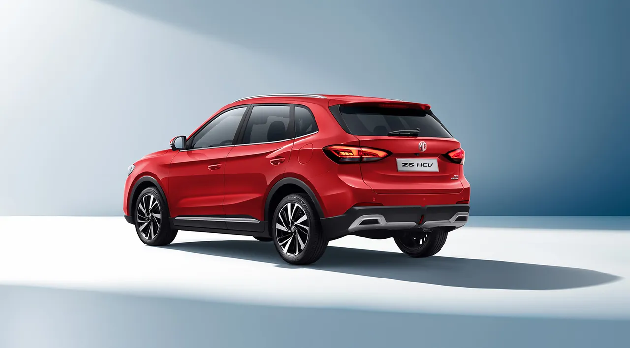 Vista trasera MG ZS Hybrid