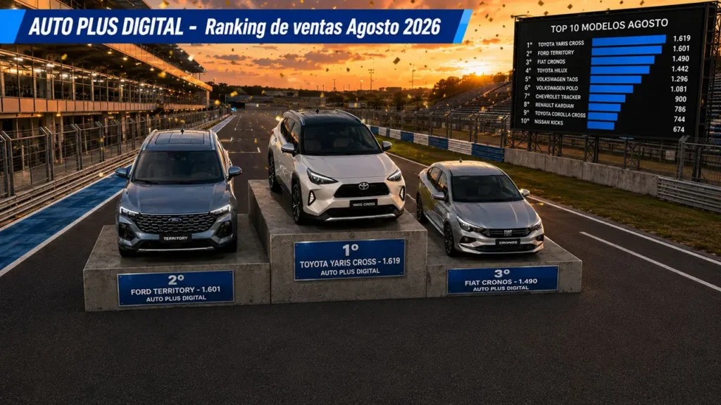Ventas y patentamientos de autos agosto 2026