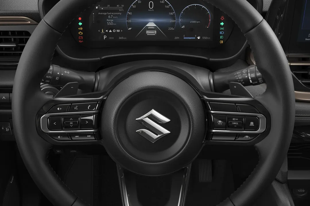 Volante e instrumental Suzuki Across Hybrid 2026