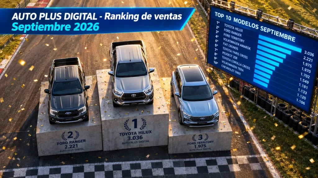 Ventas y patentamientos de autos septiembre 2026