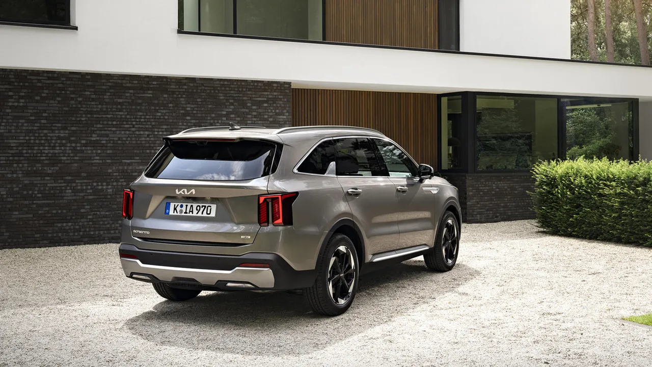 Vista trasera Kia Sorento 2026