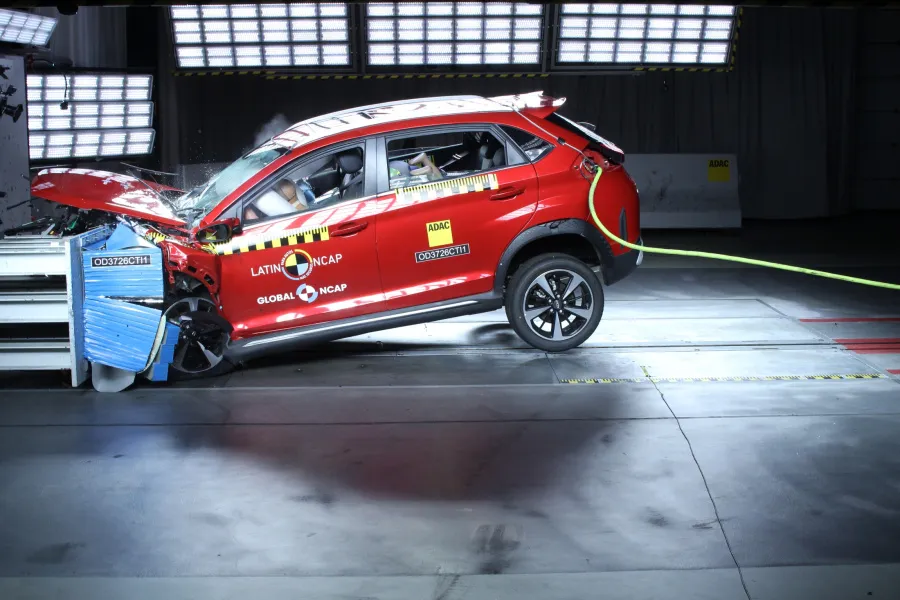 Cherry Tiggo 2 prueba de choque latin NCAP