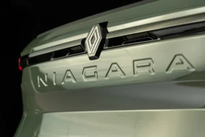Logo trasero de la Renault Niagara