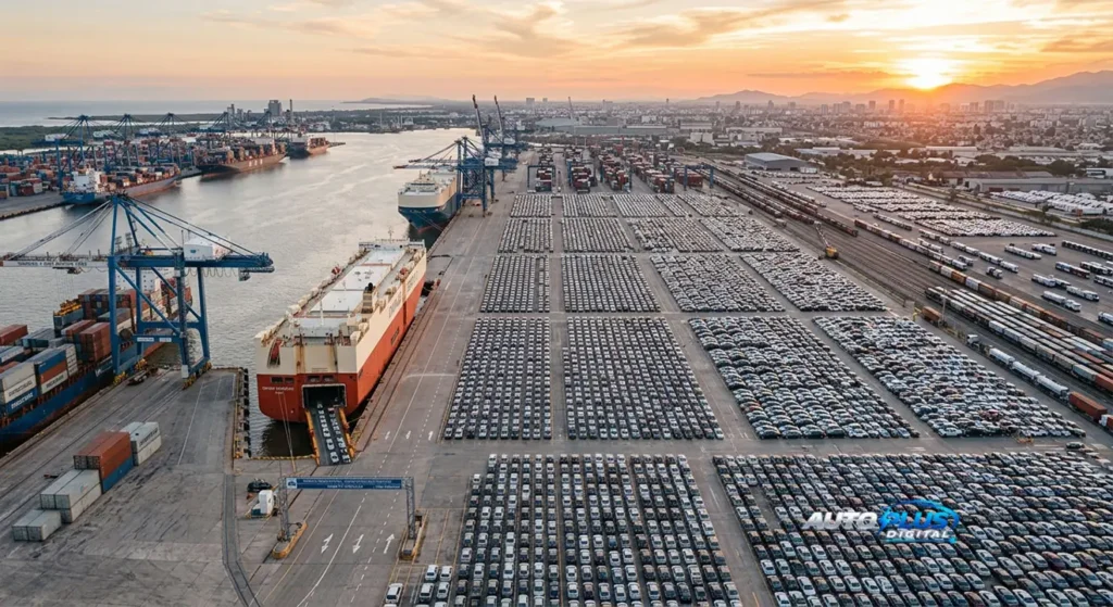 Puerto de exportación de automóviles y competitividad industrial en el Mercosur