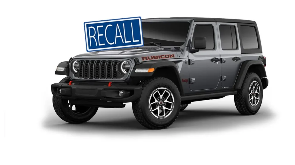 Recall Jeeep Wrangler Rubicon